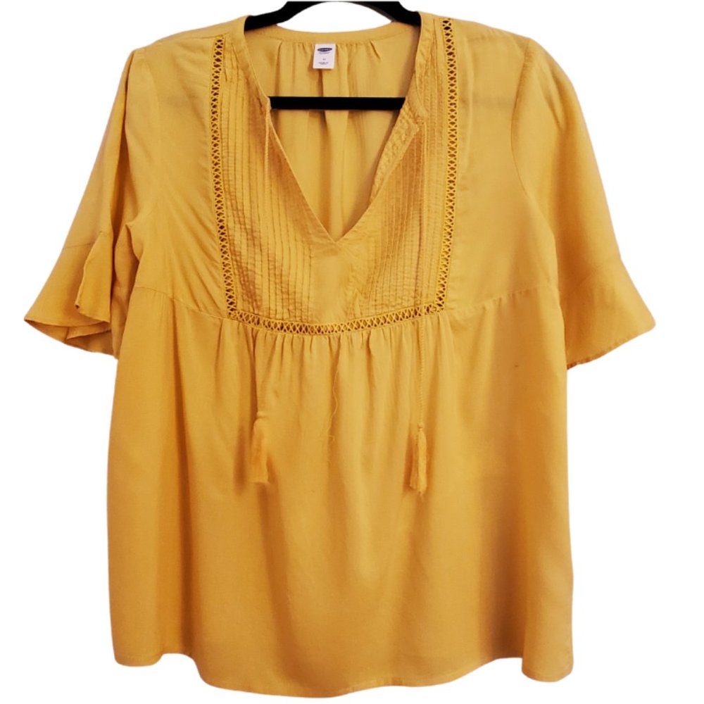 Old Navy Peasant Blouse in Maize Yellow